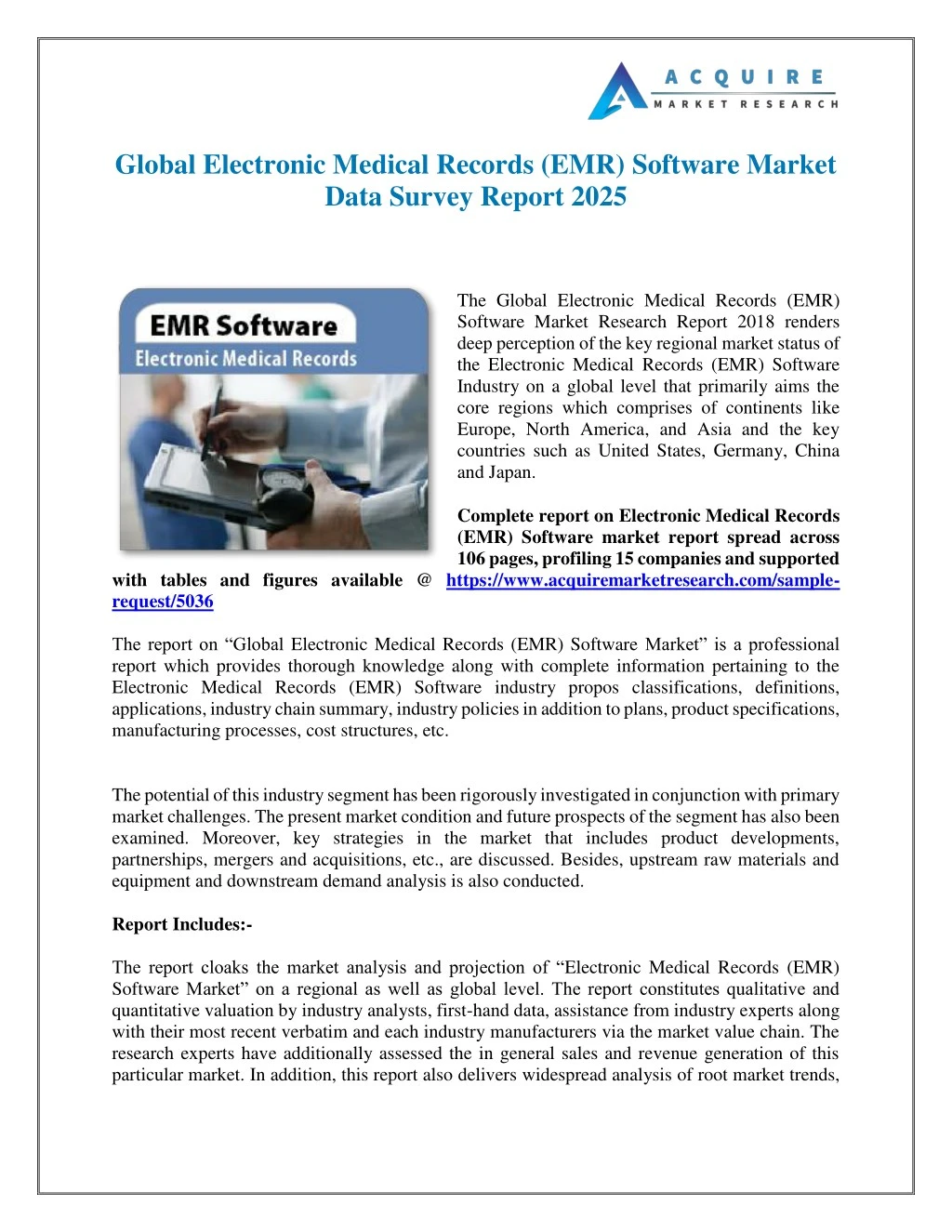 global electronic medical records emr software