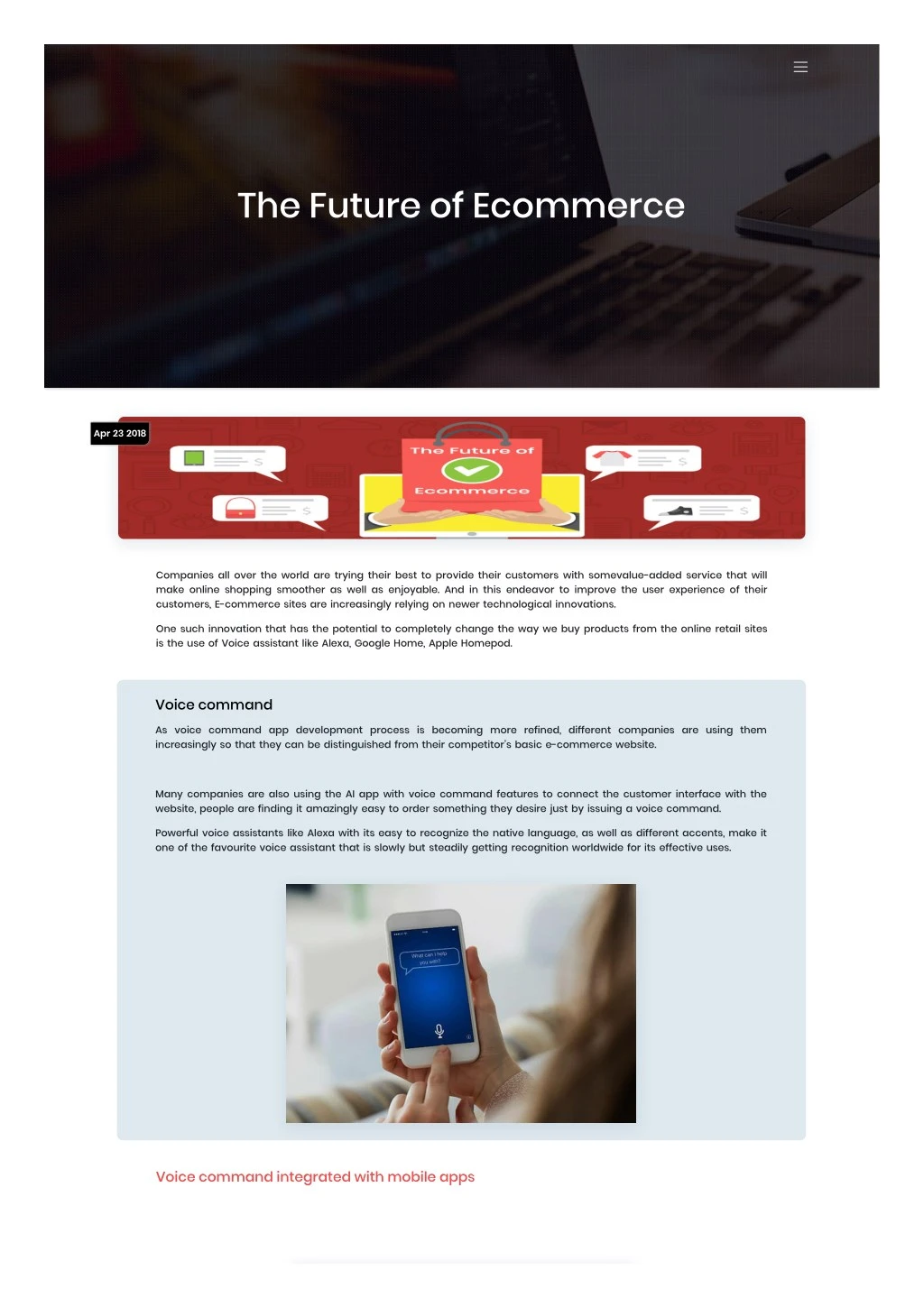 the future of ecommerce