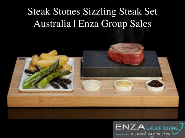 Steak Stones Sizzling Steak Set Australia | Enza Group Sales