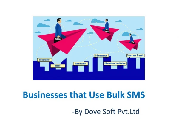 Businesses That Use Bulk SMS