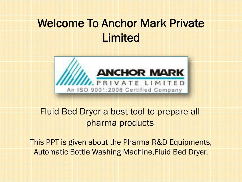 welcome to anchor mark private limited