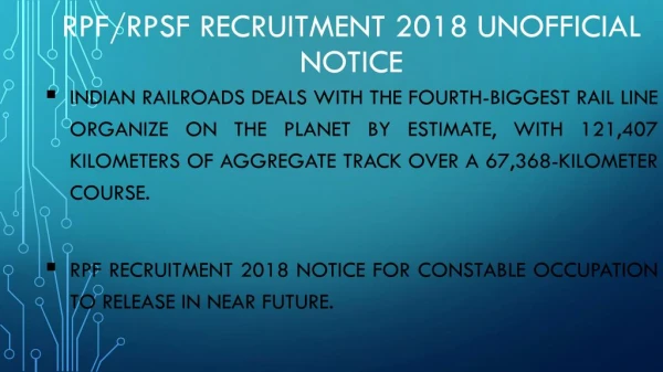 RPF recruitment 2018, women's to rule over 50% constable seats