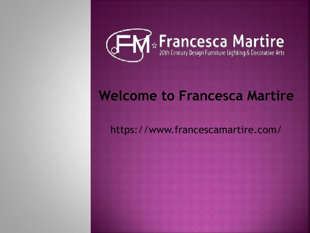 welcome to francesca martire
