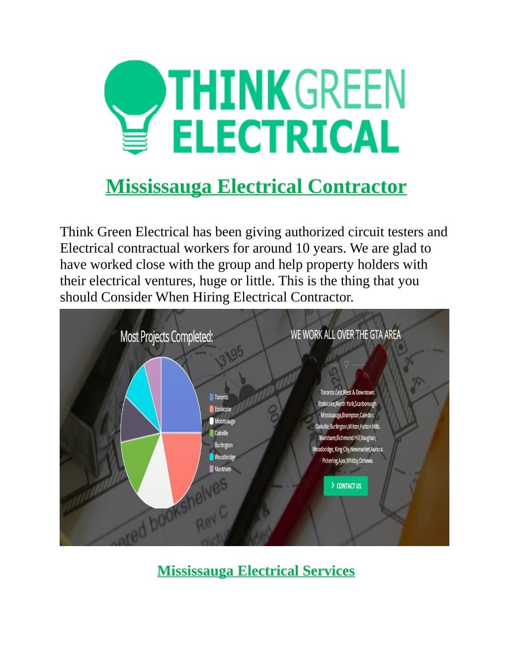 mississauga electrical contractor