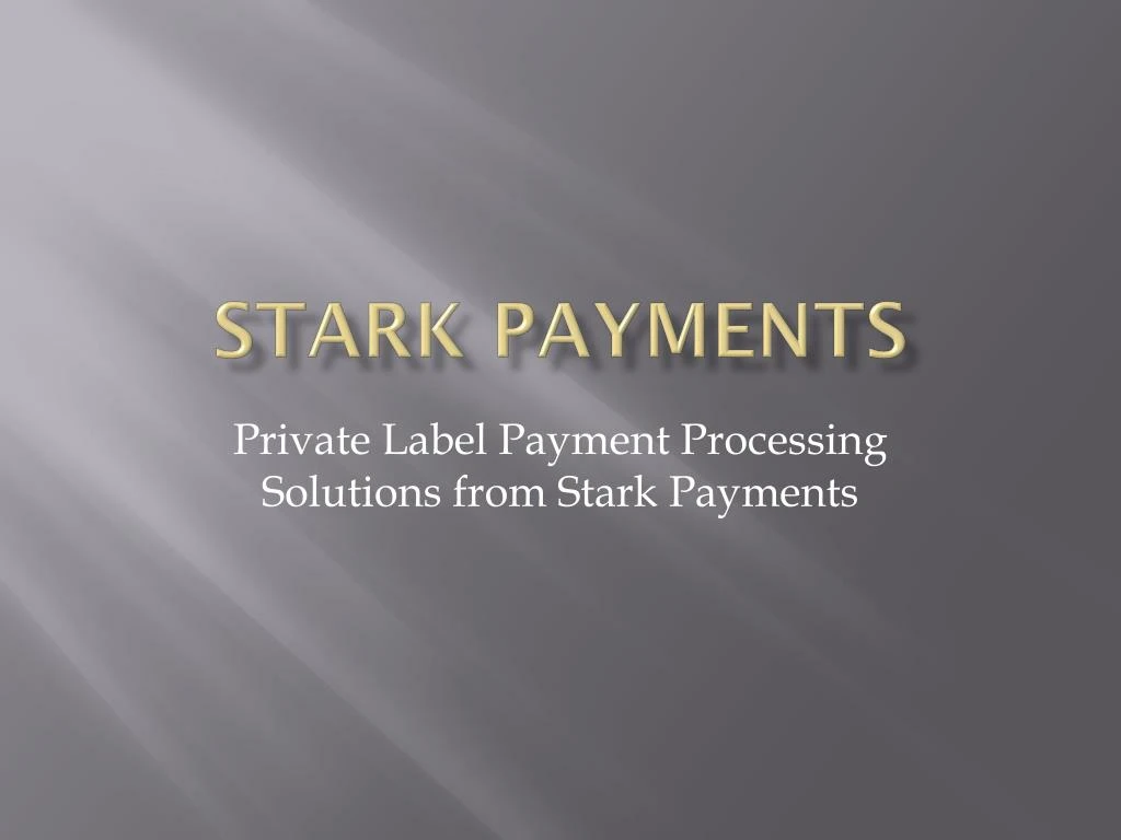 stark payments
