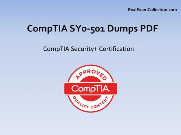 2018 Latest SY0-501 Dumps with PDF - RealExamCollection.com