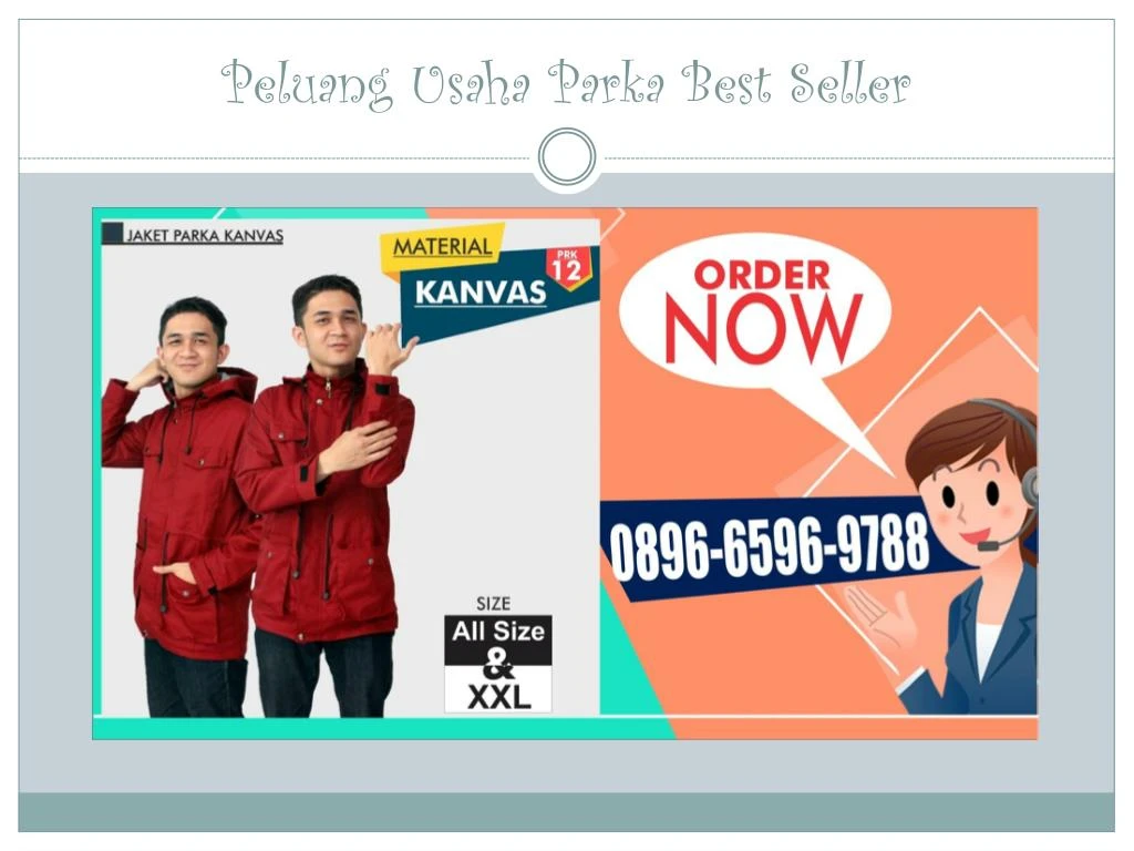 peluang usaha parka best seller