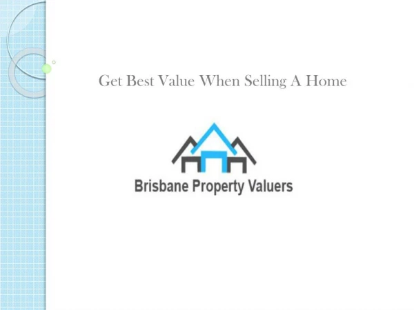 Get Best Value When Selling a Home