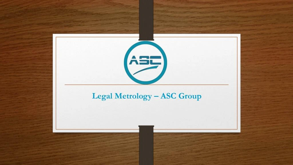 legal metrology asc group