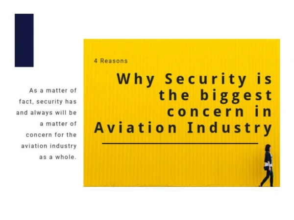Why Security is the biggest concern in Aviation Industry