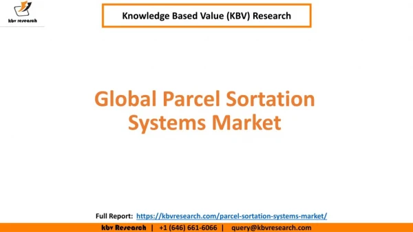 Global Parcel Sortation Systems Market Size
