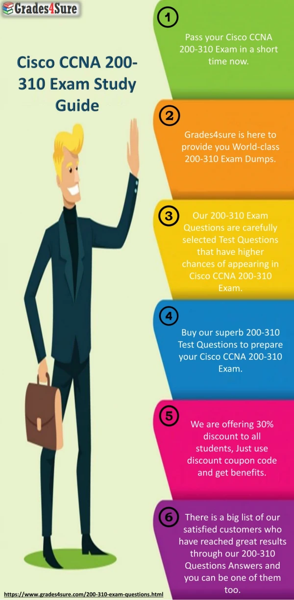 Get valid 200-310 Exam Dumps to prepare Cisco CCDA 200-310 Exam