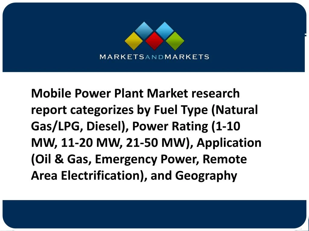 mobile power plant market research report