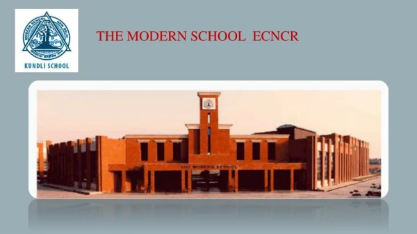 The Modern School ECNCR Activity
