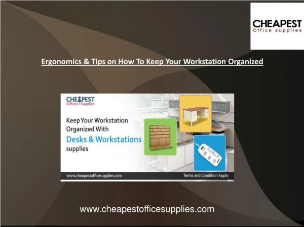 Keep Your Workstation Organized with desk and workstation supplies From Cheapest