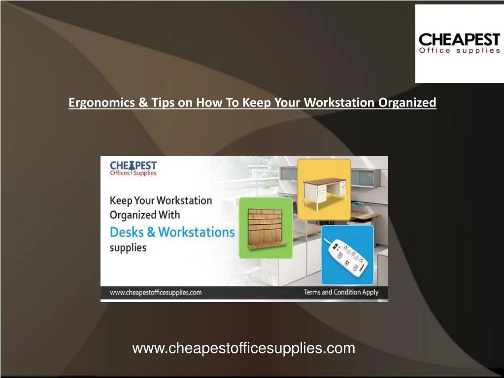 ergonomics tips on how to keep your workstation