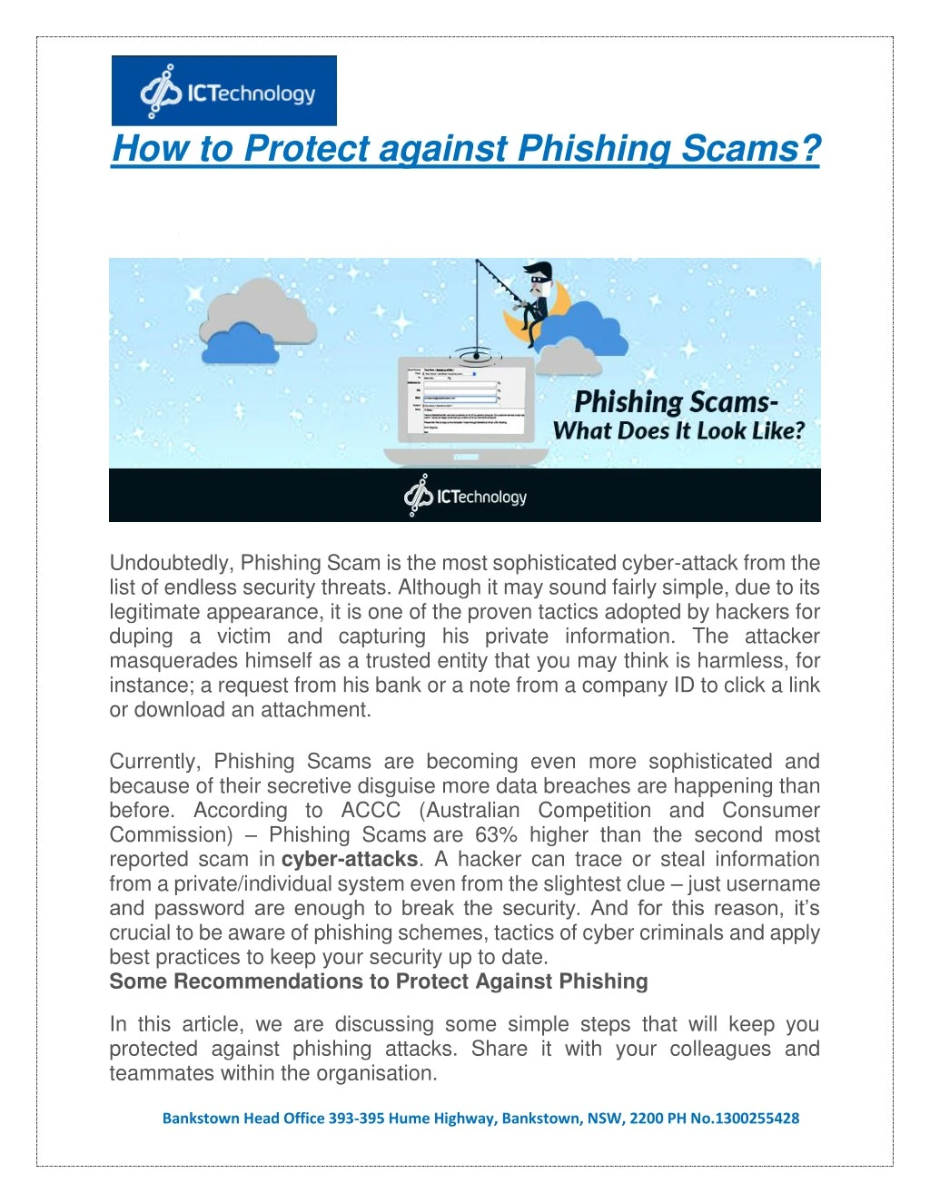 how to protect against phishing scams