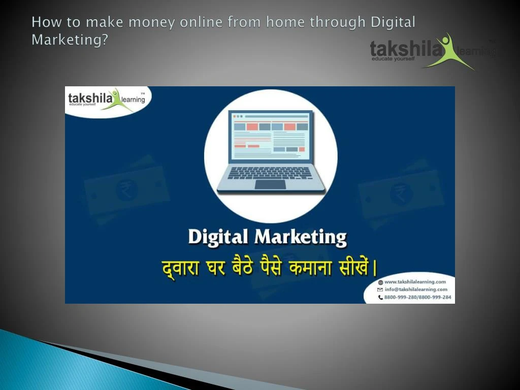 how to make money online from home through digital marketing