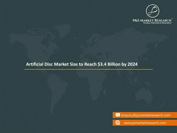 Artificial Disc Market Comprehensive Review of its Applications Growth Opportunities, Demand and Future Prospects