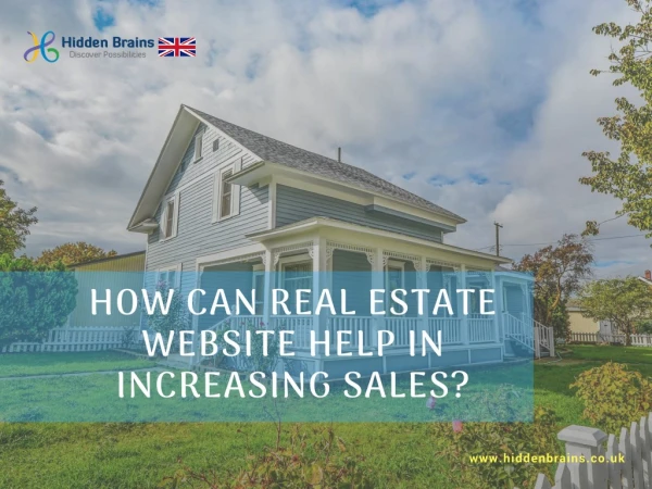 How can Real Estate Website Help in Increasing Sales?