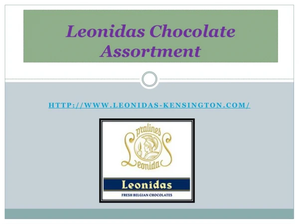 Leonidas Chocolate Assortment