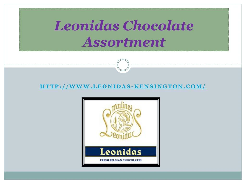 leonidas chocolate assortment