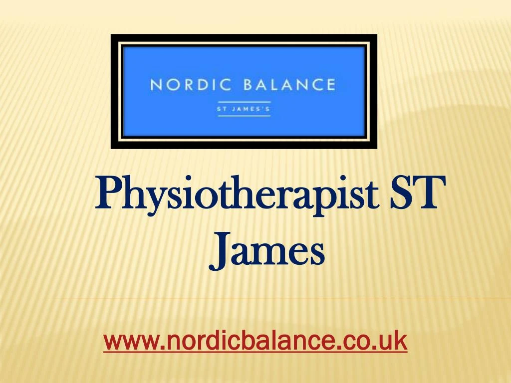 physiotherapist st james