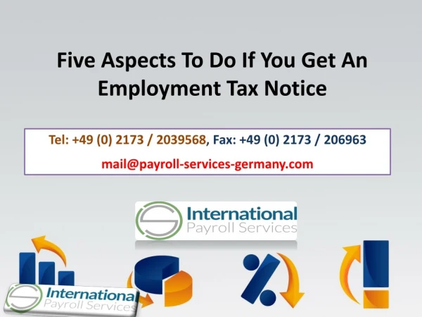 Five Aspects To Do If You Get An Employment Tax Notice