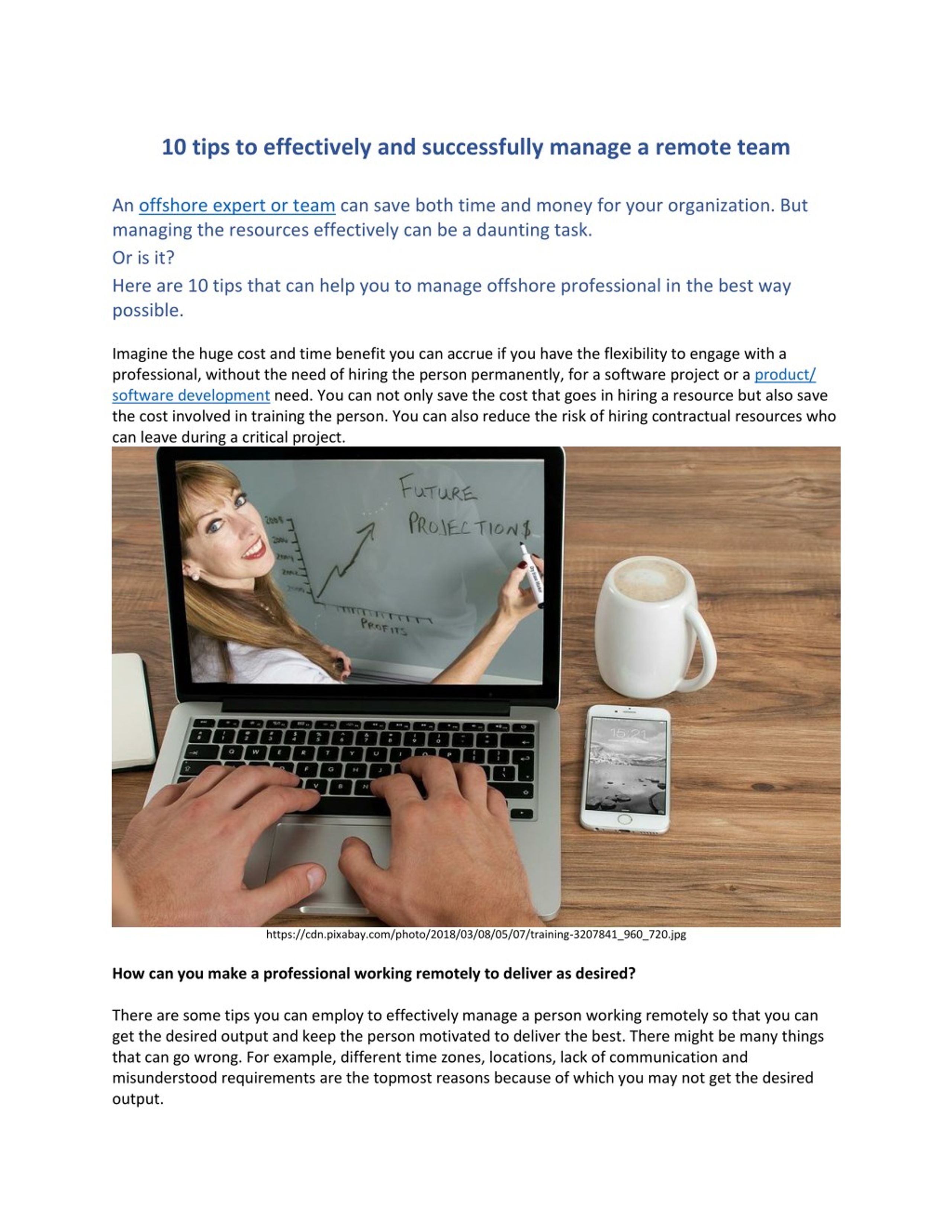 PPT - 10 tips to effectively and successfully manage a remote team ...