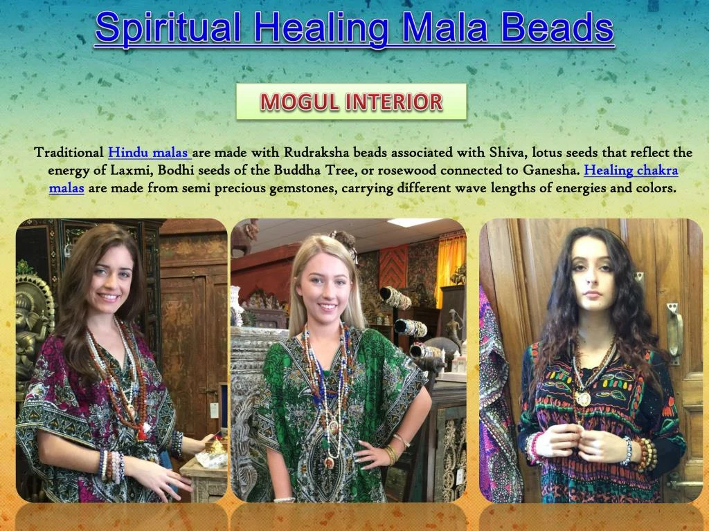 spiritual healing mala beads