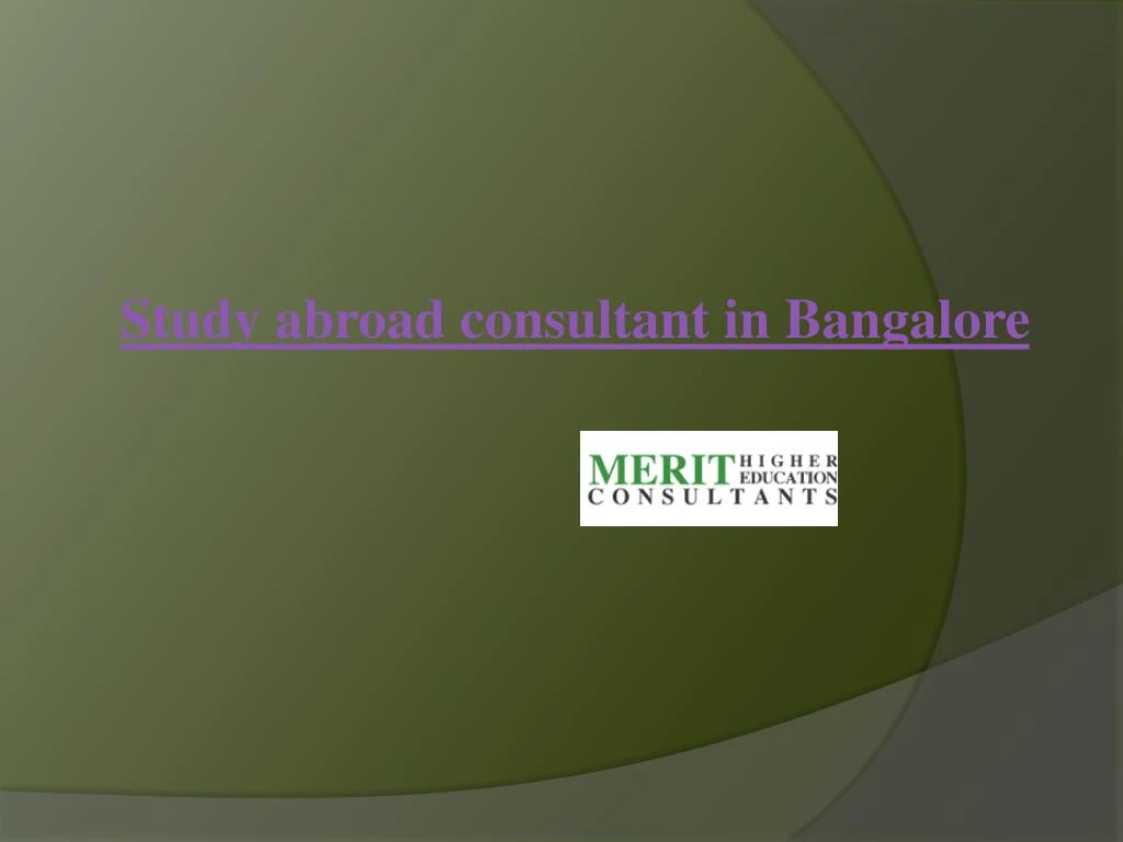 study abroad consultant in bangalore