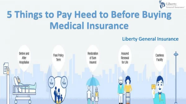 5 Things to Pay Heed to Before Buying Medical Insurance