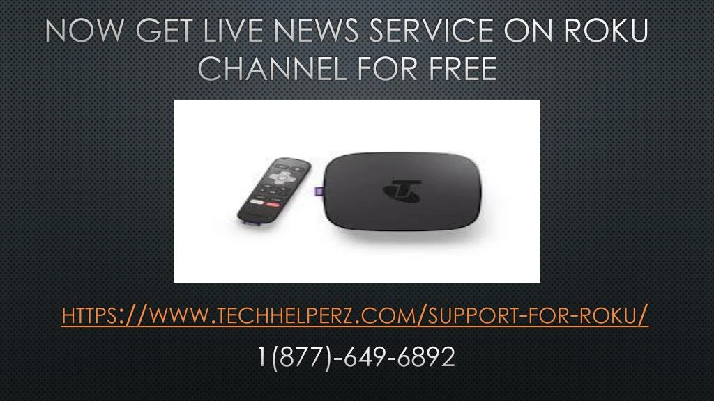 now get live news service on roku channel for free