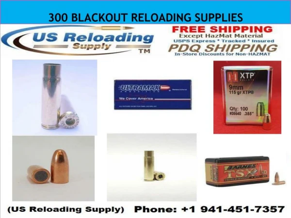300 Blackout Reloading Supplies | 300 Blackout Brass For Sale