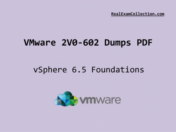 VMware 2V0-602 Exam Dumps, 100% Free 2V0-602 Questions