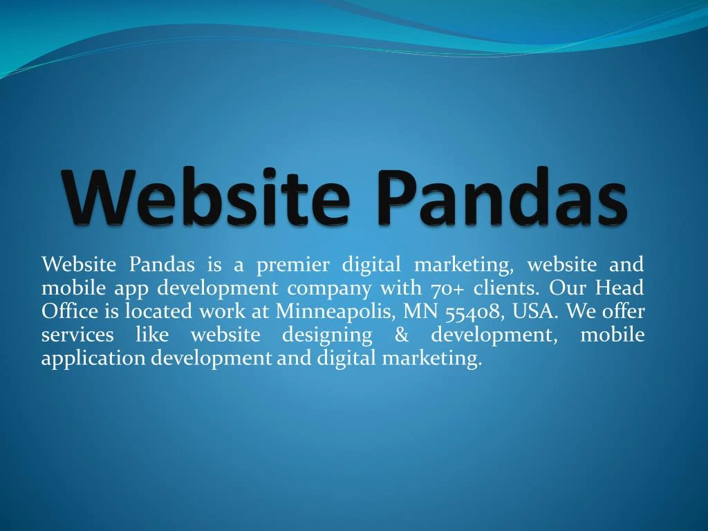website pandas