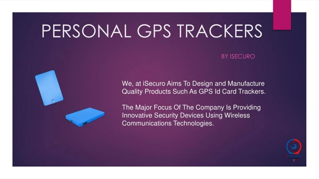 personal gps trackers