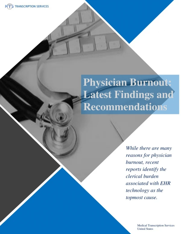 Physician Burnout: Latest Findings and Recommendations