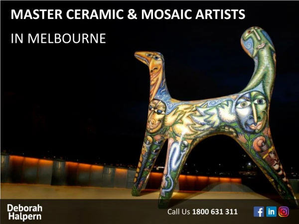 MASTER CERAMIC & MOSAIC ARTISTS IN MELBOURNE