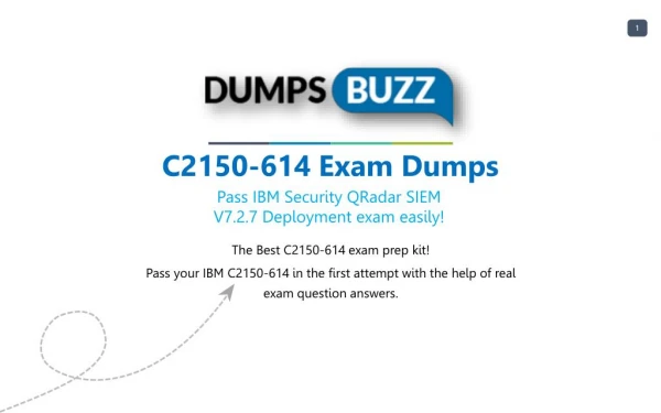 New C2150-614 VCE exam questions with Free Updates