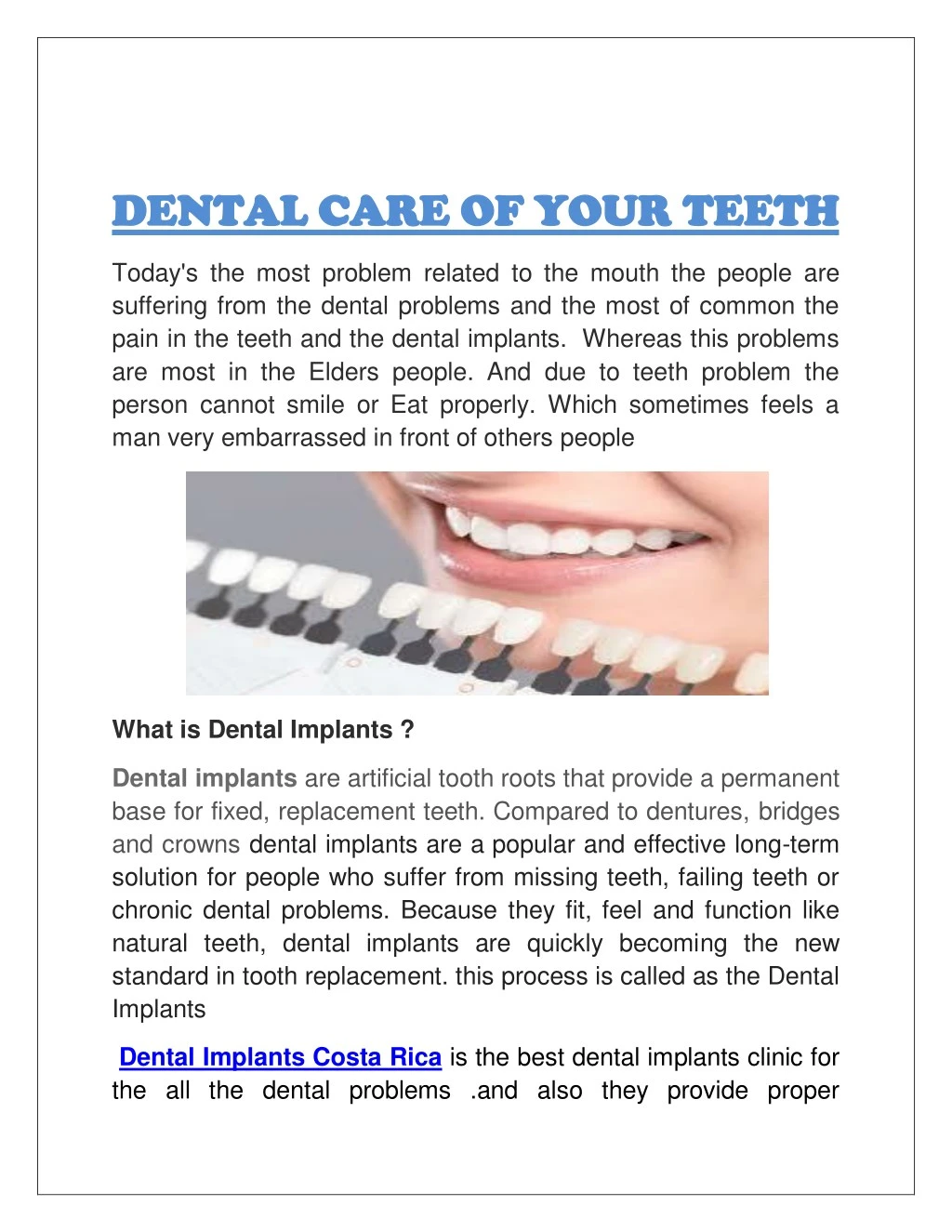 dental care of your dental care of your teeth