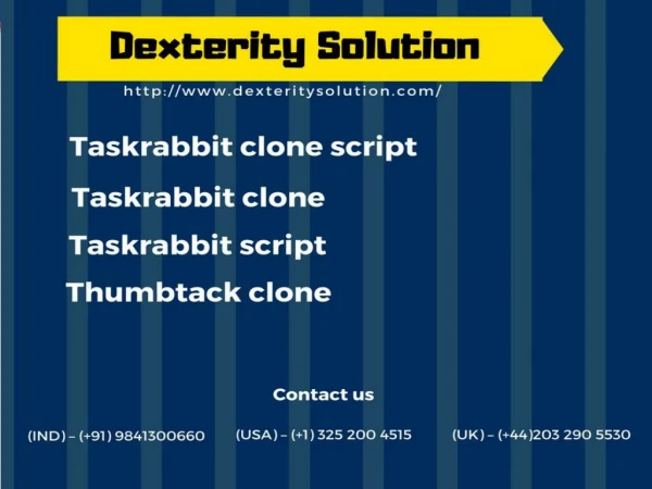 Thumbtack clone | Taskrabbit clone script