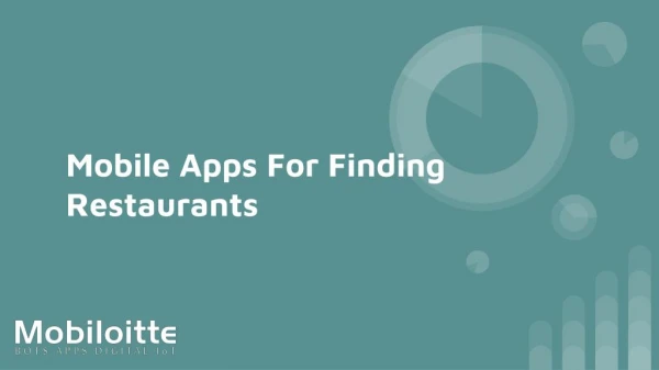 Mobile apps for finding restaurants-mobiloitte