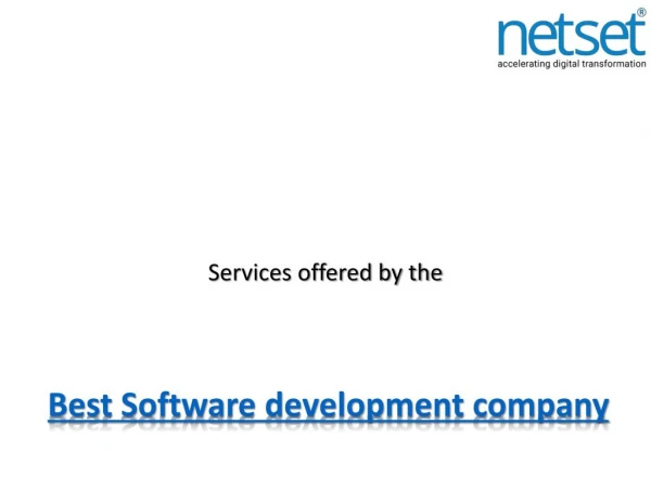 Best Software Development Company Services