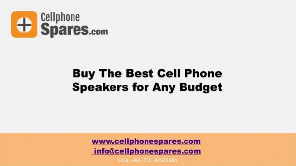 Buy The Best Cell Phone Speakers for Any Budget