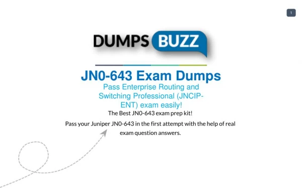 Valid JN0-643 Exam VCE PDF New Questions