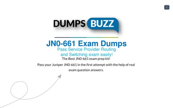 Valid JN0-661 Braindumps with JN0-661 Practice Test sample questions