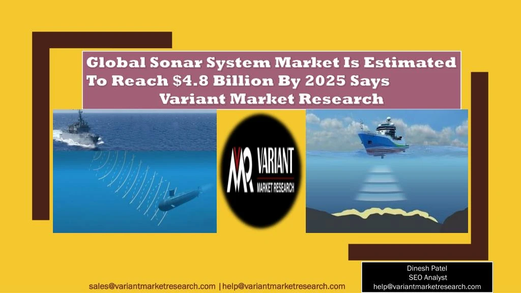 global sonar system market is estimated to reach