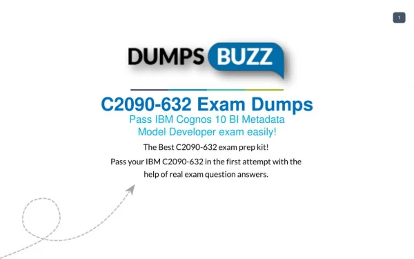 Authentic IBM C2090-632 PDF new questions