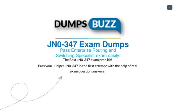 JN0-347 test questions VCE file Download - Simple Way